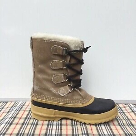 Sorel Shoes - Sorel Manitou Canada Women's Size 9 Rubber Leather Waterproof Snow Boots